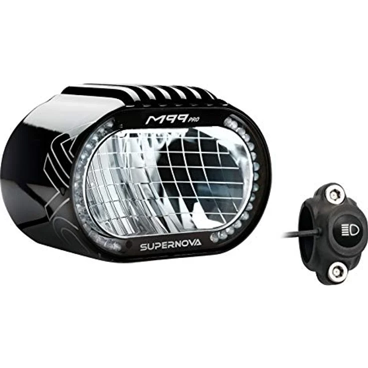SUPERNOVA M99 Pro Fahrradlicht, schwarz, 1100-1600 Lumen, automotives Fernlicht, ECE-zugelassen – Bild 4