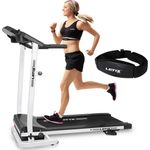 Letix Sports SpeedrunnerPro Laufband mit LCD-Display und Bluetooth, schwarz