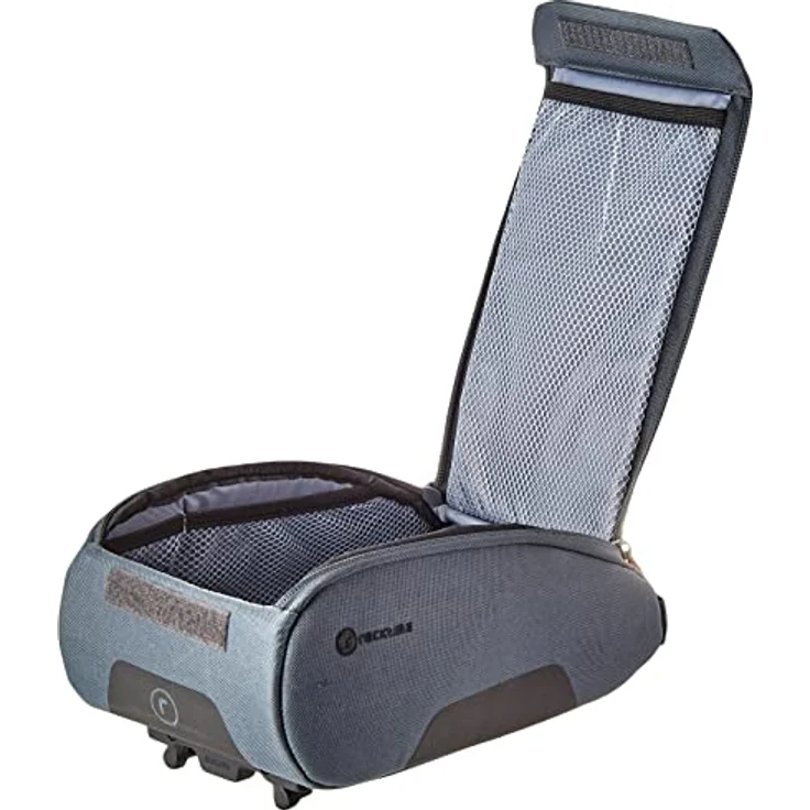 Racktime Yoshi, Velotasche (5,50 l, Gepäckträgertasche) mit drei Innenfächern, Spanngummis und Reflektoren, vormontiertem Snapit 1.0 Adapter, schwarz – Bild 4
