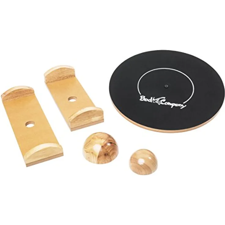 Bad Company | Balance Board Set aus Holz (MDF) | Therapiekreisel in Studio-Qualität | 45 cm