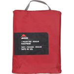 MSR Universale normalgroße Zeltbodenplane, Rot, Leicht und langlebig, inkl. Aufbewahrungsbeutel