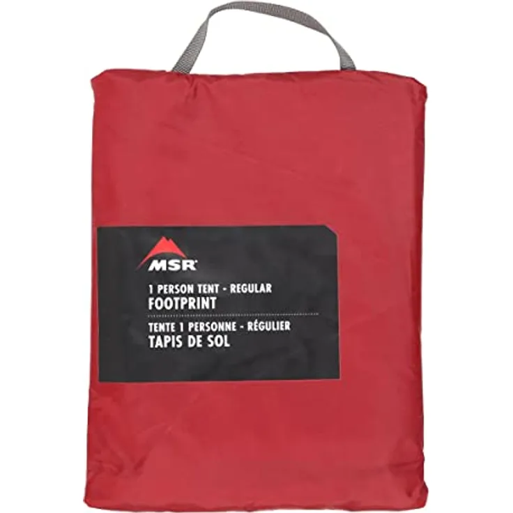 MSR Universale normalgroße Zeltbodenplane, Rot, Leicht und langlebig, inkl. Aufbewahrungsbeutel