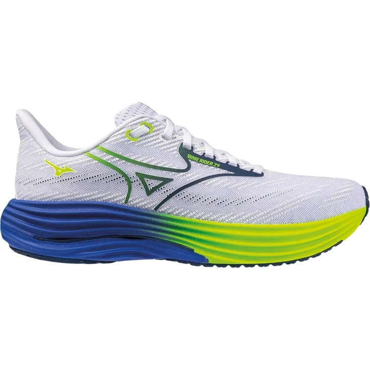 Mizuno Wave RIDER 29 Men, Laufschuh mit MIZUNO ENERZY NXT und WAVE Struktur, Größe US 10.5 - EU 44 - CM 28.5 - UK 9.5