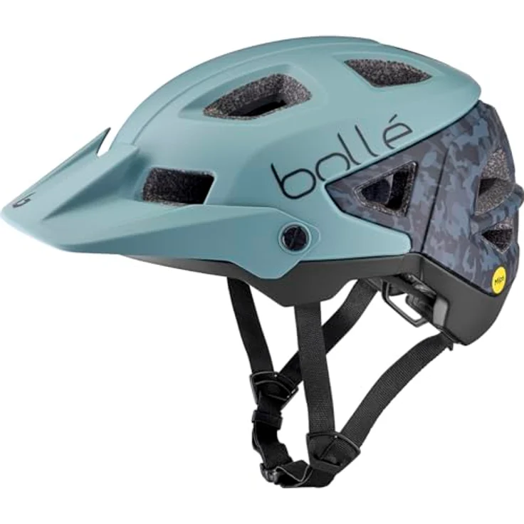 Bollé Eco Trackdown MIPS, Velohelm für Erwachsene, 55-59 cm, Sage Matte-Finish, leicht und sicher – Bild 1