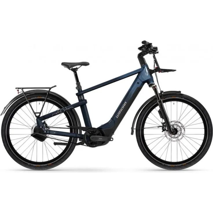 Winora YAKUN ENV ABS HIGH i800Wh, E-City Bike mit Bosch E-Bike ABS, gefederter Gabel und ergonomischer Sitzposition