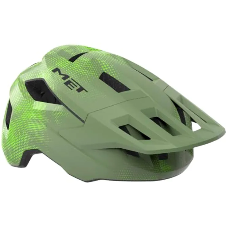 MET Helm SHELTER YOUTH MIPS, Velohelm für Kinder, Größe 52-56, grün-limette