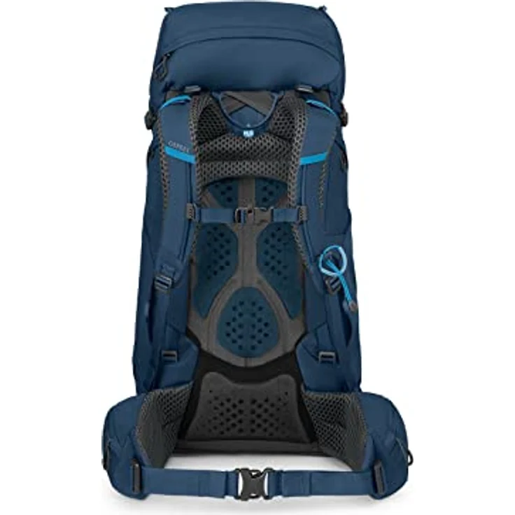 Osprey Kestrel 48 Atlas Blue L/XL, Wanderrucksack mit AirScape Rückenplatte und integrierter Regenhülle – Bild 5