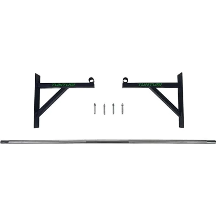 Tunturi Pro Klimmzugstange, Wandmontage mit 28 mm Stangendurchmesser, 149 cm Länge – Bild 3
