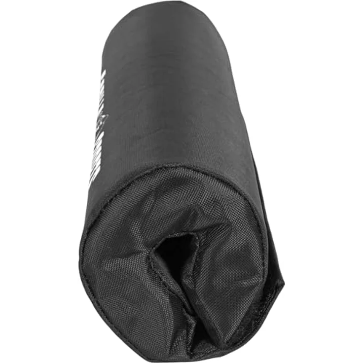 GORILLA SPORTS® Langhantel Polster - 40 x 8,5 x 3 cm, mit Klettverschluss, Schwarz - Nackenpolster, Barbell Squat Pad, Nackenschutz, für Kniebeugen, Hip Thrust, Druckentlastung von Schulter, Rücken – Bild 2