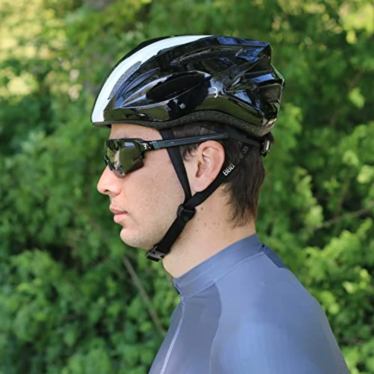 BBB BHE-35 Condor Fahrradhelm, leichter Allroundhelm mit 18 Ventilationsöffnungen, Weiß/Schwarz (54–58 cm) – Bild 6