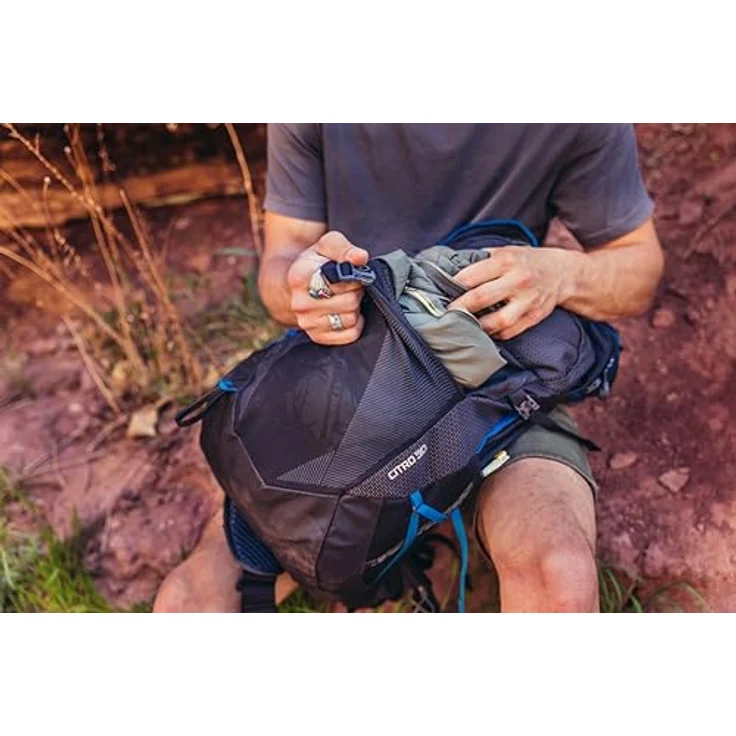 Gregory Citro Rucksack Volt Blue 24L, VaporSpan Belüftung und maßgeschneiderter Regenschutz – Bild 3