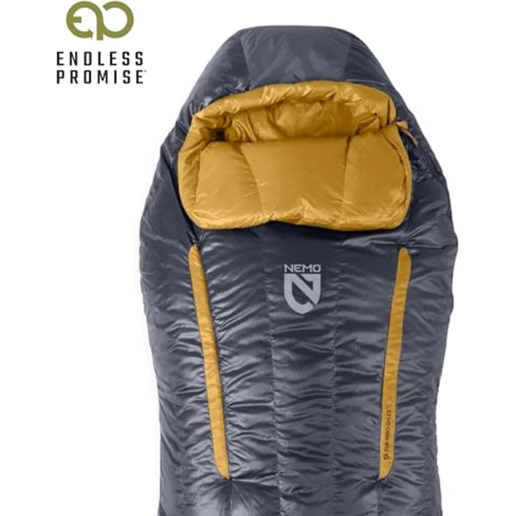 Nemo Equipment Disco 15, Daunenschlafsack mit RDS-zertifizierter Füllung, wasserabweisend, kompaktes Design für Outdoor-Aktivitäten – Bild 5