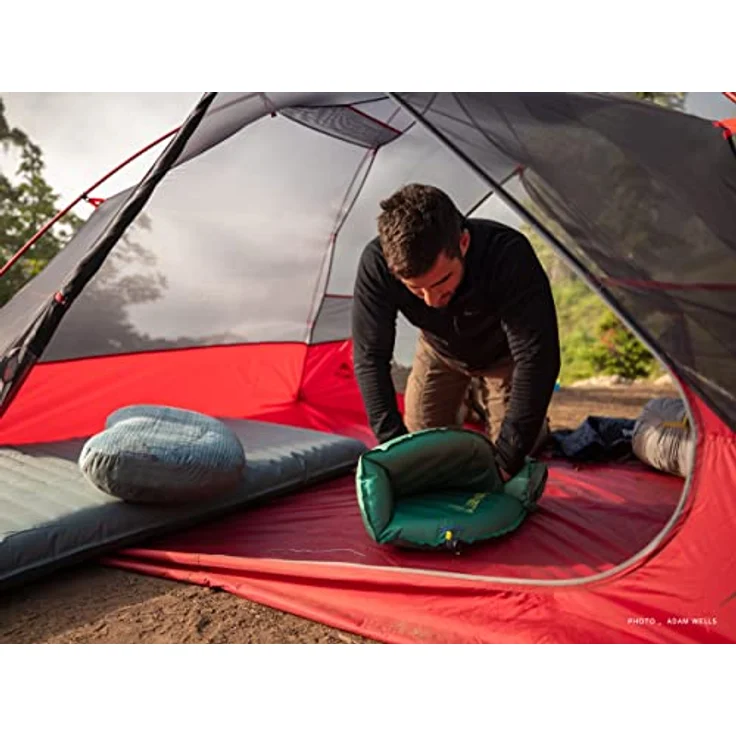 Therm-a-Rest Trail Pro Selbstaufblasende Isomatte für Camping und Rucksackreisen, regulär, 50,8 x 183,9 cm, Flügelverschluss-Ventil, Kiefer – Bild 5