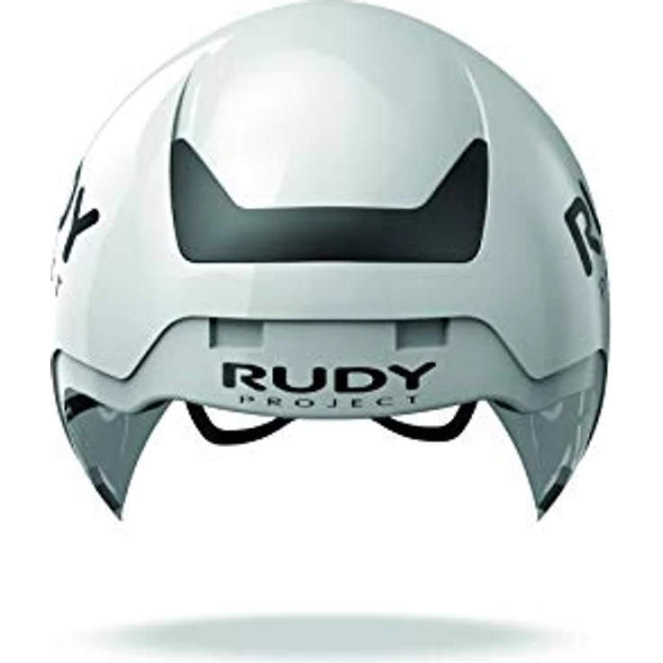 Rudy Project The Wing Helm, aerodynamischer Fahrradhelm mit abnehmbarer Fronthaube, weiß, S-M – Bild 5