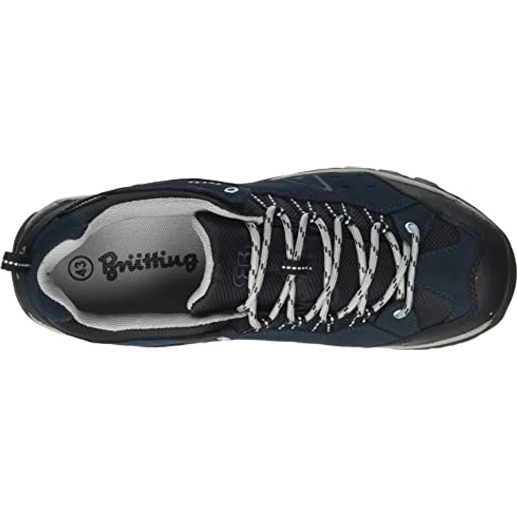 BRÜTTING Mount Bona Low, Veloursleder Outdoorschuh mit bequemer Gummi-Laufsohle und modischer Schnürung – Bild 5