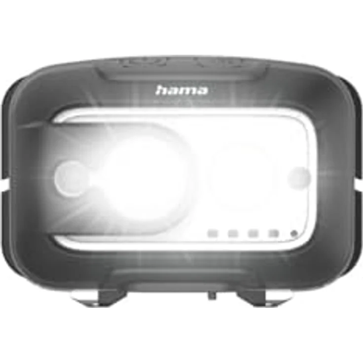 Hama LED-Stirnlampe "HL500-C", Akku-Kopflampe mit Gestensensor, 4 Licht-Modi, verstellbarer Neigungswinkel, USB-C Aufladung – Bild 3