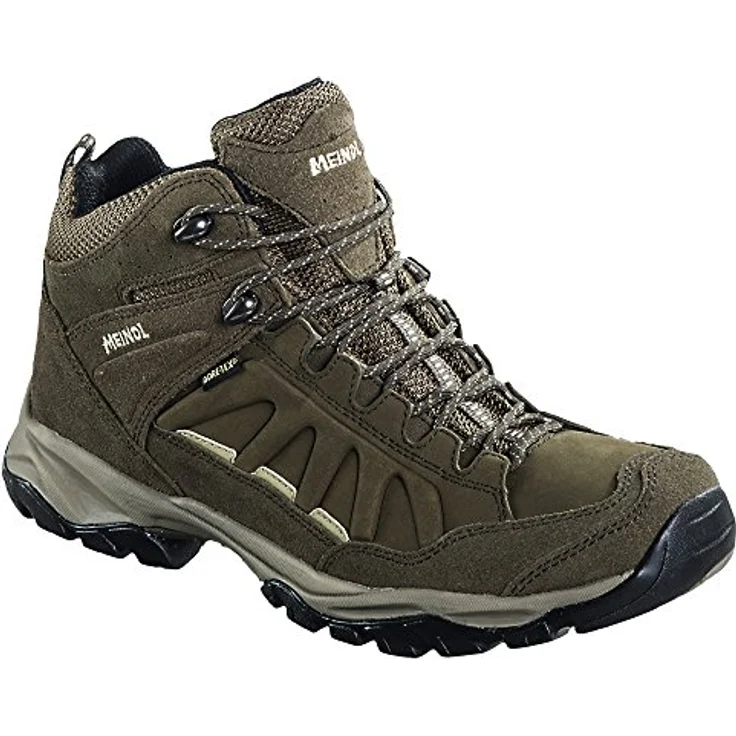 Meindl Nebraska Lady MID GTX, Wanderschuh aus Nubukleder, Größe 38, Schnürer mit Gummisohle – Bild 4
