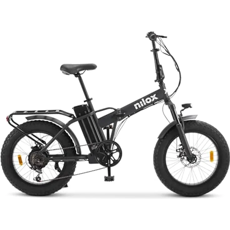 Nilox X8 Pro, E-Bike mit 20-Zoll-Rädern, 13 Ah Batterie, 70 km Reichweite, Tretunterstützung bis 25 km/h, LCD-Display – Bild 2