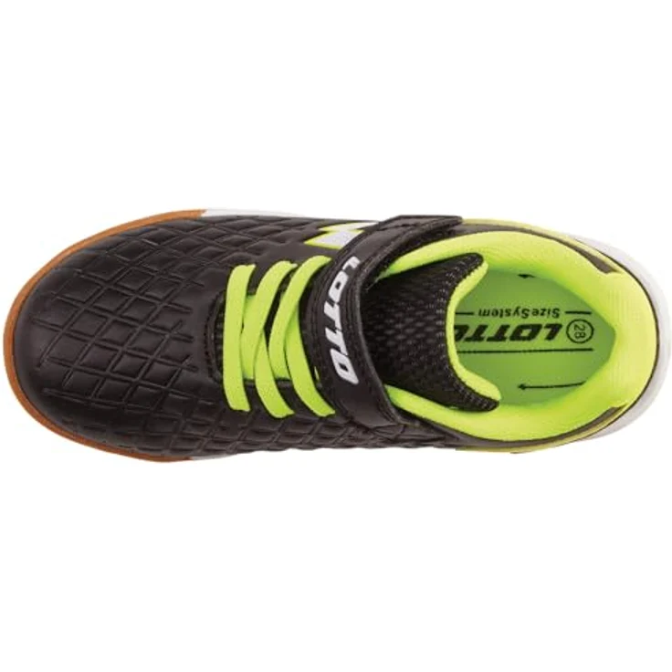 Lotto Dasher K 2600920K1124, Unisex Hallenschuhe mit Klettverschluss und rutschfester Sohle – Bild 4