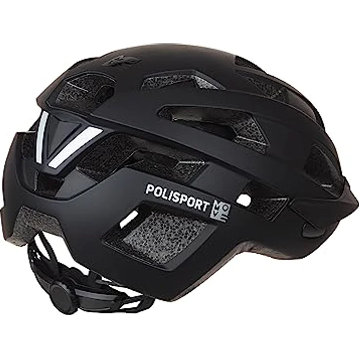 Polisport City-Move In-mold Velohelm, 58-61 cm, mit abnehmbarem Visier und Twin-Shell-Design, leicht und sicher – Bild 3