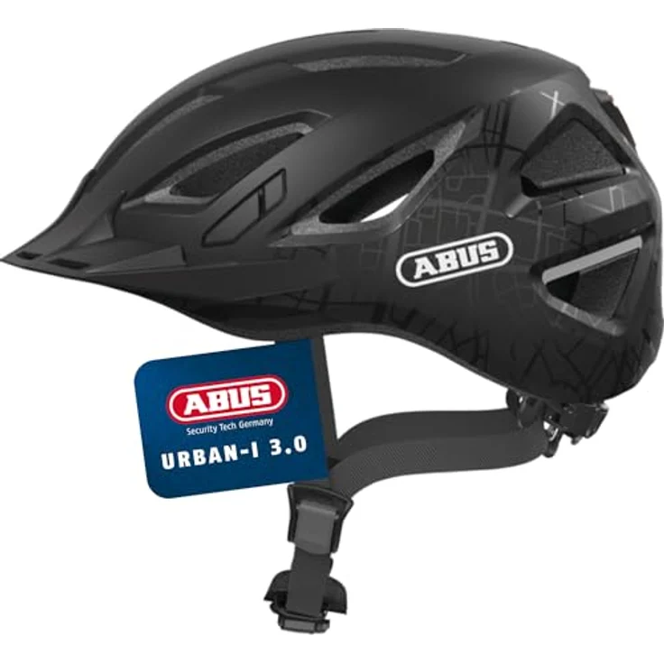 Abus Urban I 3. 0 Fahrradhelm - Streetart/Schwarz 56 - 61 cm – Bild 2