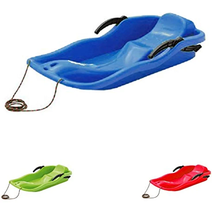 Prosperplast Kinderschlitten Race Rodelschlitten Rennschlitten Schlitten blau – Bild 2