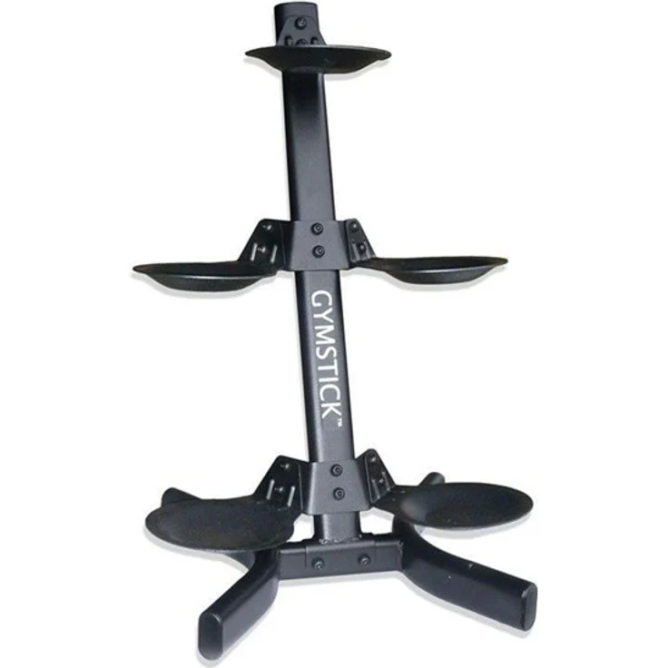 Gymstick Rack für Medizinbälle und Kettlebells, 3-stufiges Regal für bis zu 5 Stück – Bild 4
