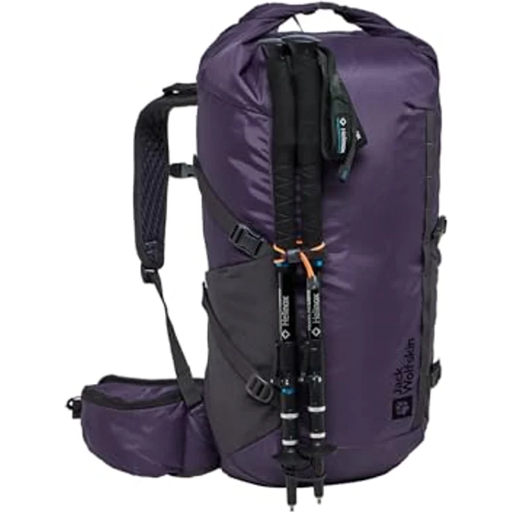 Jack Wolfskin CYROX SHAPE 30 S-L, Wanderrucksack mit AEROSHAPE PRO Tragesystem, blau – Bild 5