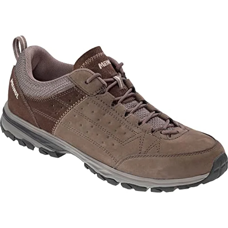Meindl Caracas GTX, Herren Wanderschuhe, Light-Hike-Schuh aus dunkelbraunem Nubukleder mit Gore-Tex-Futter, Größe 42 – Bild 1