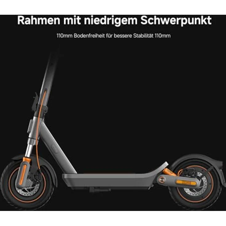 XIAOMI Electric Scooter 6 Max E-Scooter, 12 Zoll Tubeless, 70 km Reichweite, 1100W, Doppelscheibenbremse, TFT-Display, Grau – Bild 15