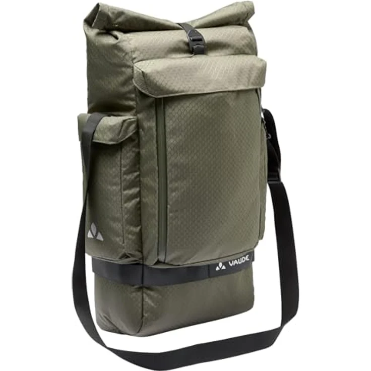 VAUDE Cyclist Back Single, vielseitige Gepäckträgertasche mit 27 l Volumen, inklusive Laptopfach für 15,6 Zoll und Regenhülle – Bild 1