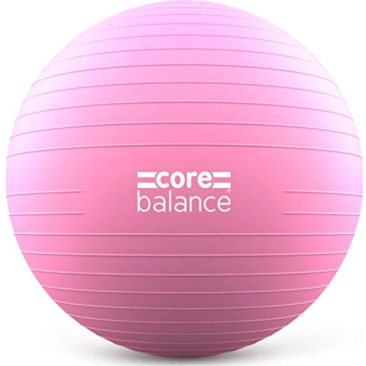 Core Balance, berstsicherer Gymnastikball - für Fitness Yoga Schwangerschaft - 55cm 65cm 75cm 85cm - inkl. Luftpumpe – Bild 1