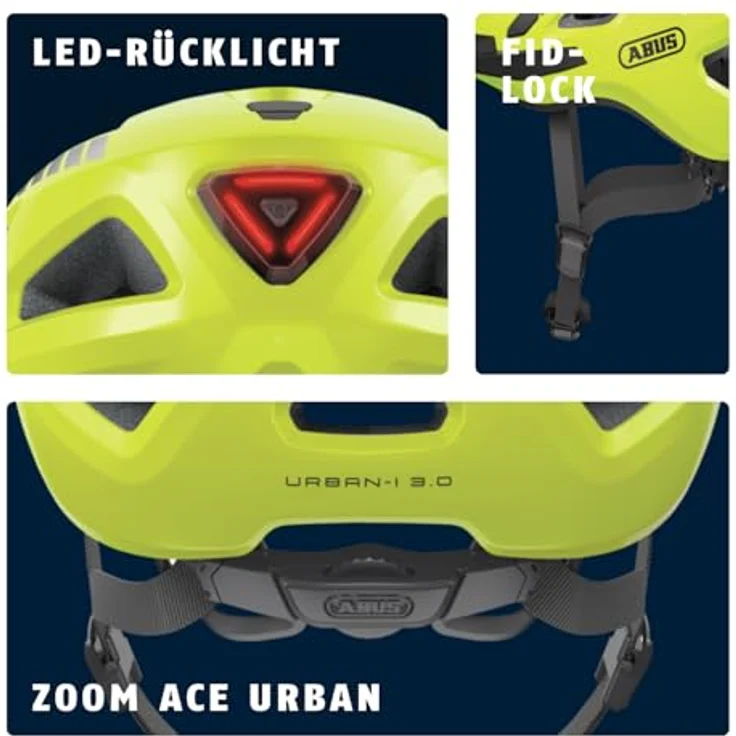 Abus Urban-I 3. 0 Signal yellow 56 - 61 cm – Bild 5