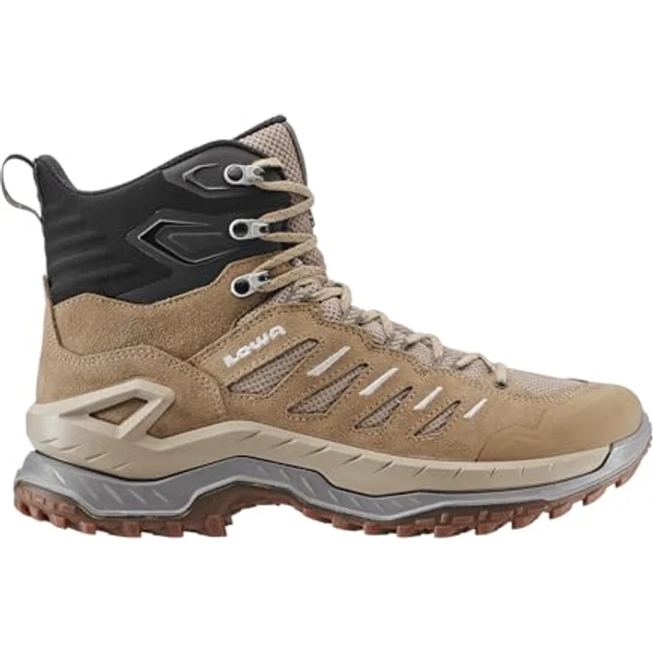 LOWA Innovo GTX Mid, Wanderschuhe für Herren, beige, mit LOWA® DYNAPU® Zwischensohle und SUPPORT FRAME – Bild 2