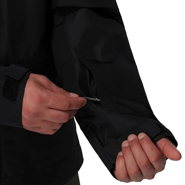 Mammut Fall Line HS Thermo Hooded Jacket, wasserdichte Skijacke mit isolierendem Material, schwarz, Größe XL – Bild 9