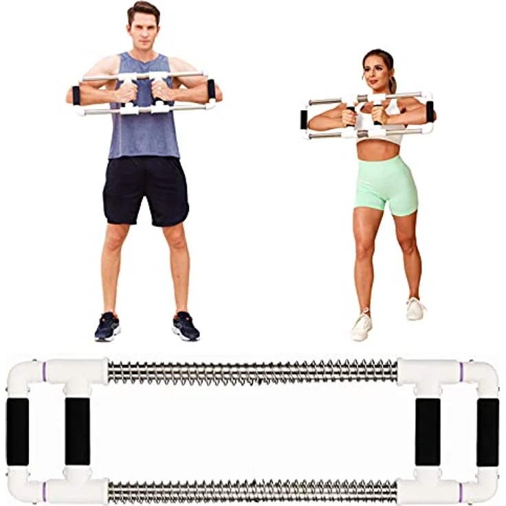 GOFITNESS Push Down Bar Brusttrainer Fitnessgerät für Zuhause - Krafttraining Sportgerät für Brustmuskeln, Arme, Schultern, Bauch, Rücken - Home Gym Equipment Brust Trainingsgerät für Zuhause – Bild 1