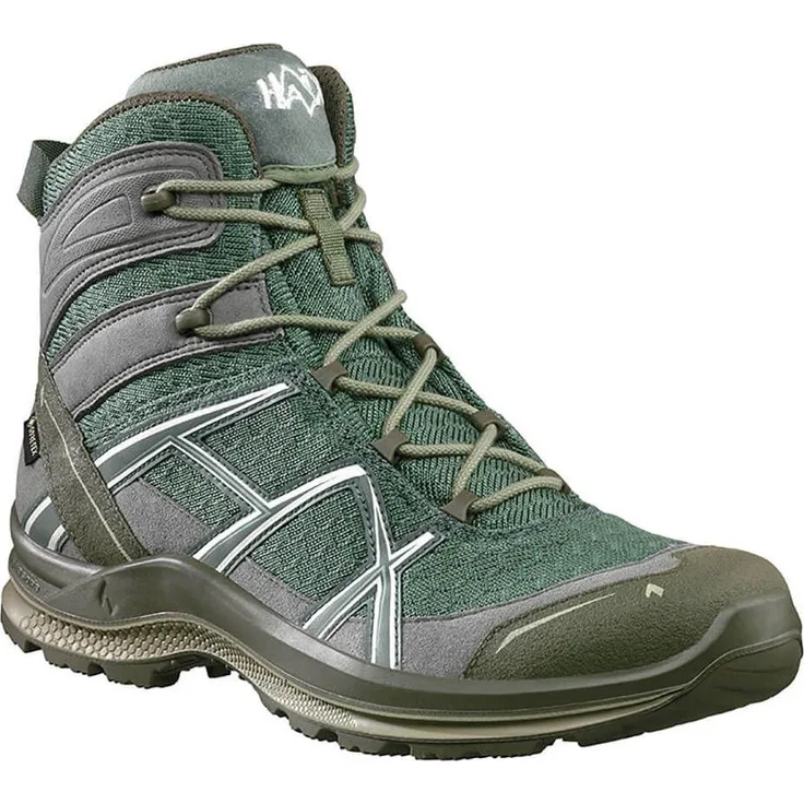 Haix Black Eagle Adventure 2.2 GTX Mid, Herren Wanderschuhe, atmungsaktiv und wasserdicht, Grün, Größe 40