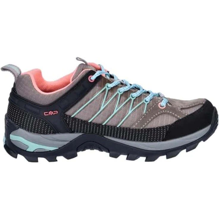 CMP Rigel LOW 3Q54456, Damen Trekking Schuhe mit EVA-Gummi Sohle, waterproof, atmungsaktiv, Textil-Leder-Obermaterial – Bild 8