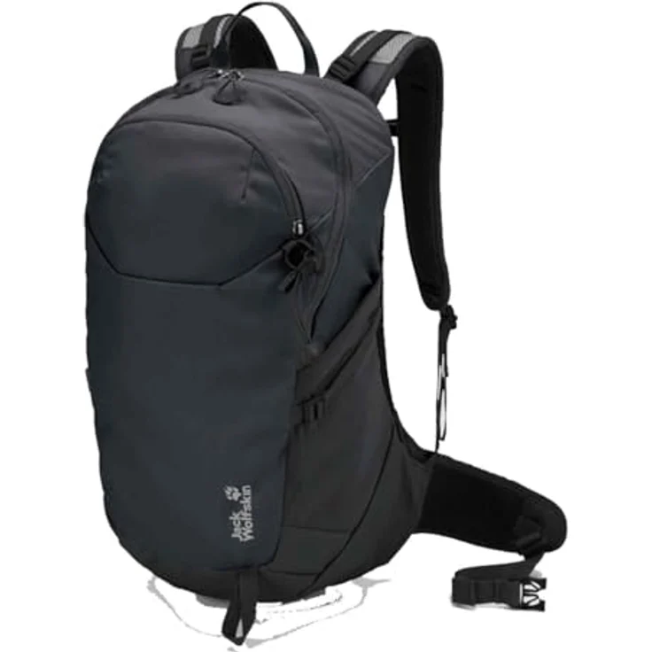 Jack Wolfskin Astro Vent 24 L, Wanderrucksack 55 cm, schwarz, 100% Polyester, kompakte Größe – Bild 2