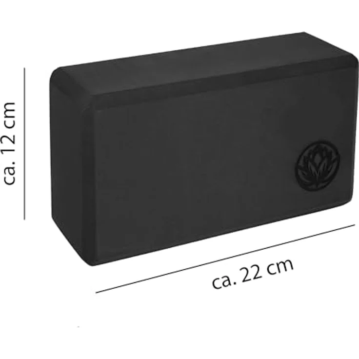VonBueren Yoga Block 2er Set, EVA Yogablöcke 22 x 12 x 7,5 cm, rutschfest und stoßabsorbierend für optimale Stabilität – Bild 2