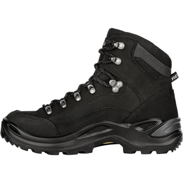 LOWA Renegade GTX Mid Ws, Wanderschuhe für Damen mit GORE-TEX® Futter, tiefschwarz, Größe 39.5 – Bild 3