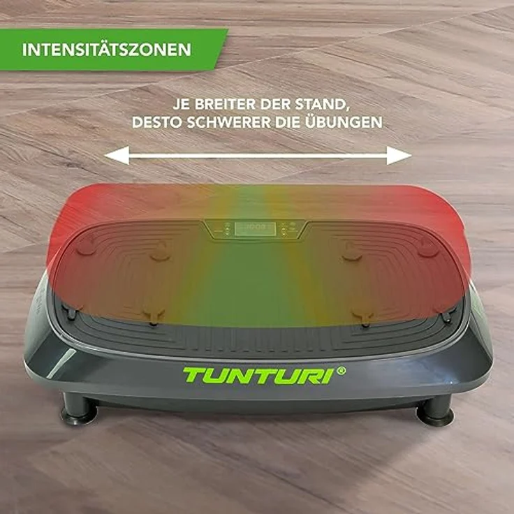 Tunturi Cardio Fit V20, Vibrationsplatte mit Oszillation, Vibration und Kombinationstraining – Bild 8