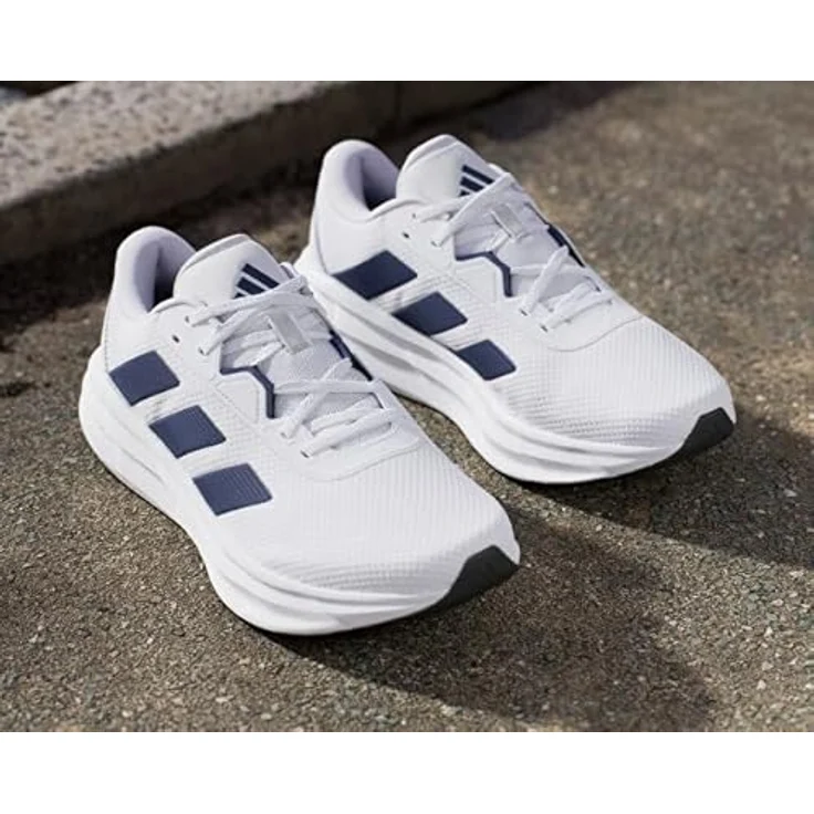Adidas Galaxy 7 Laufschuhe Herren, Cloudfoam Zwischensohle für hohen Tragekomfort, strapazierfähiges Obermaterial aus Textil – Bild 2