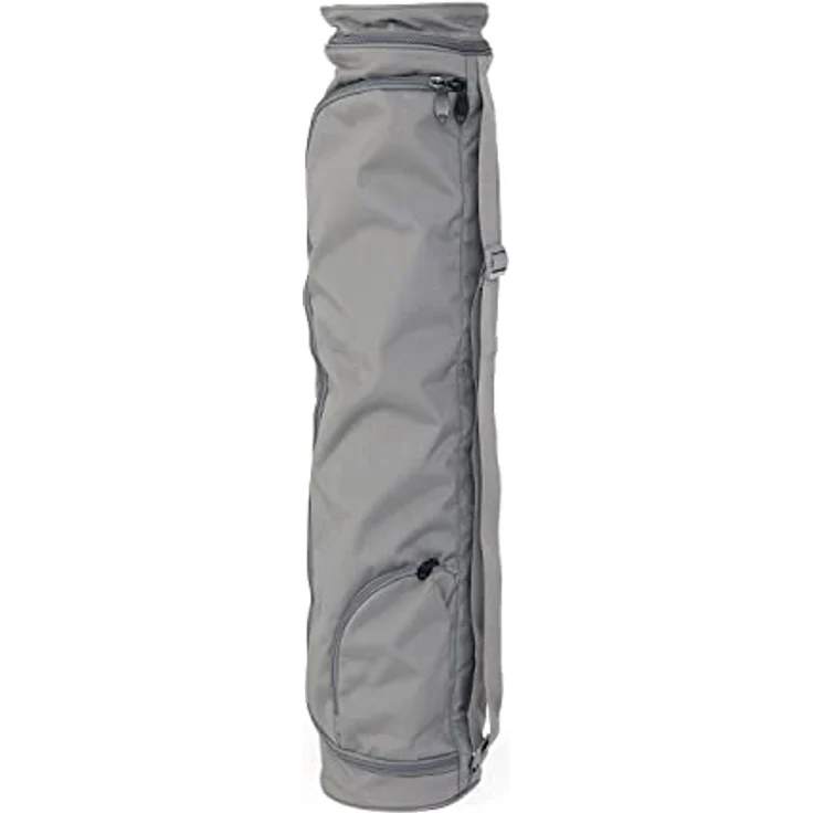 bodhi Yogamatten Tasche Asana Bag XL 70 grau, leichte Polyester/Polyamide Tasche mit Außentasche für 70 cm breite Matten – Bild 1