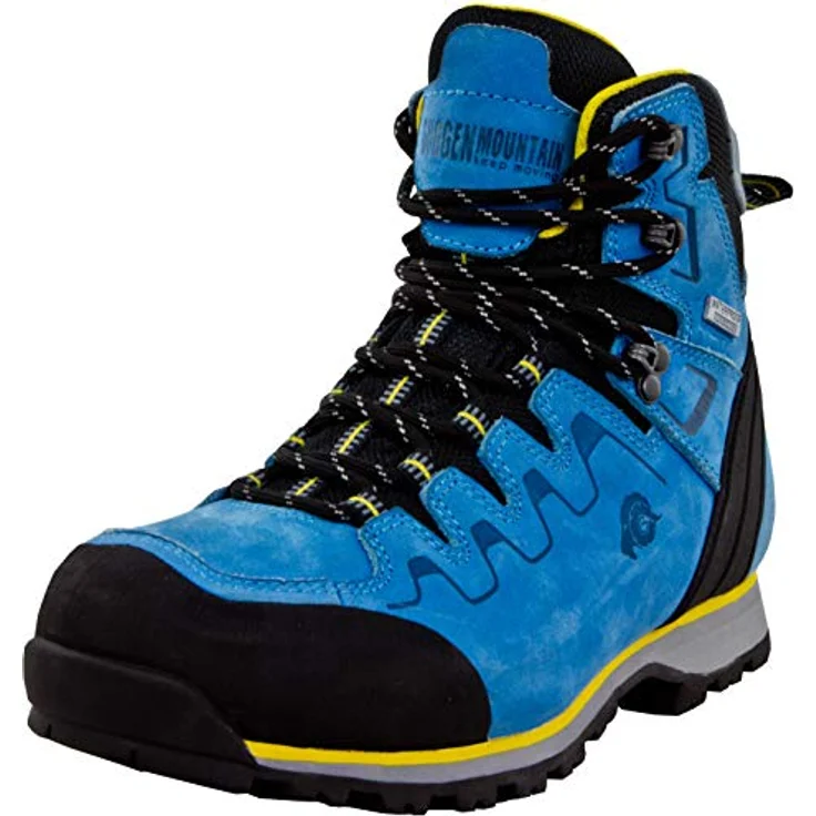 GUGGEN Mountain PM025 Damen Wanderstiefel, Wasserdichte Membrane, Verstärkte Schuhspitze, Blau – Bild 1