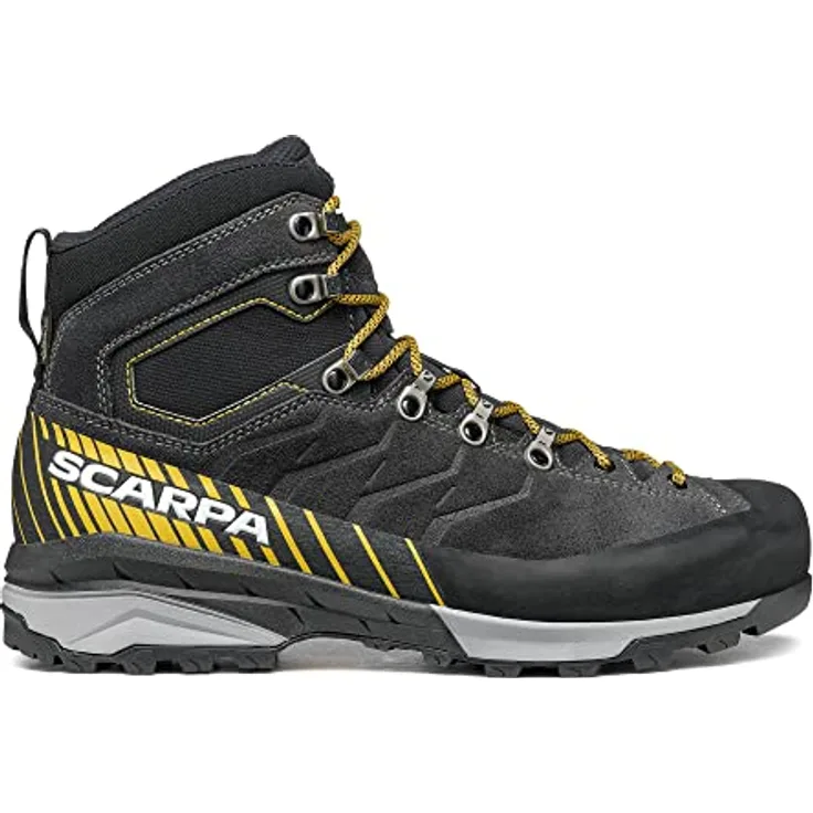 Scarpa Mescalito TRK GTX, Herren Wanderschuhe für anspruchsvolles Trekking, schwarz, Größe 42