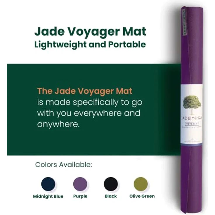 Jade Yoga Voyager Matte 1/6'' (1.6mm) 68" (173cm) - Purple – Bild 2