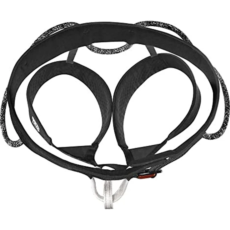 PETZL Hirundos, Klettergurt für Erwachsene, Schwarz, Körperumfang 77-84 cm, Gewicht 310 g, Zertifiziert nach EC EN 12277 Typ C und UIAA – Bild 3