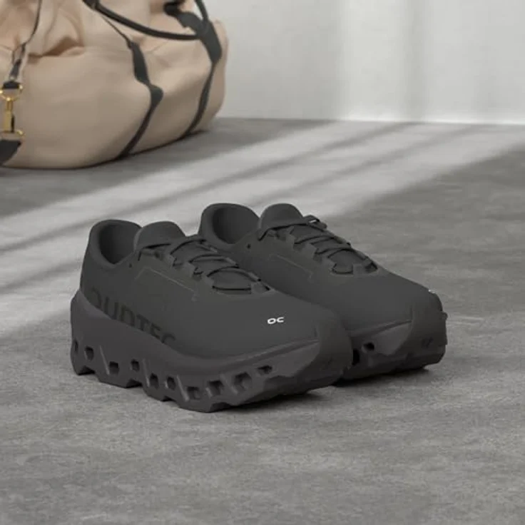 On Running Cloudm ster, Damen Laufschuhe für Roadrunning, Größe 40.5, Schwarz, atmungsaktiv und robust – Bild 2