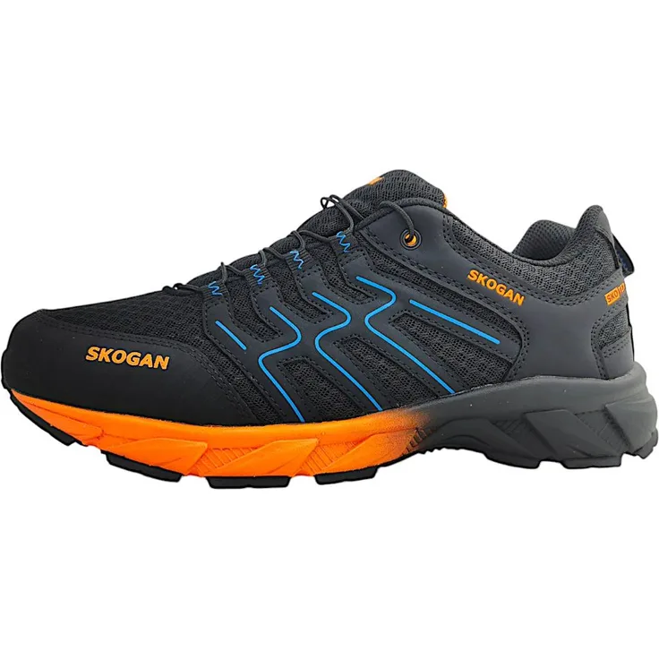 Skogan Sko-Runner, Wanderschuh Schwarz mit Tex-Membrane für optimalen Nässe-Schutz